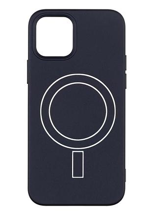 Чехол tpu с magsafe для iphone 14 pro белый с микрофиброй внутри защитный