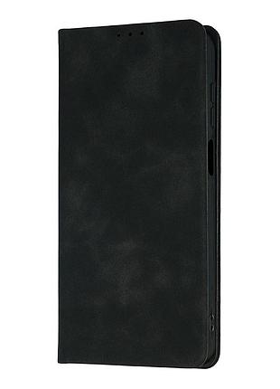Чехол-книжка flip case для samsung a16 4g a16 5g полистирол черный с защитой от ударов