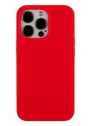 Чохол силіконовий full size для iphone 14 pro захист камери легкий 14.red