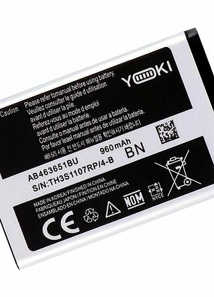Акумулятор li-ion 960 mah 3.7v для samsung s3650 corby у фірмовому блістері