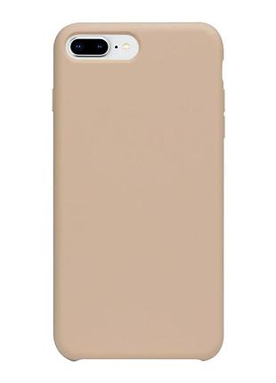 Чехол силиконовый soft case для iphone 7 plus 8 plus классический защита камеры 19.pink sand