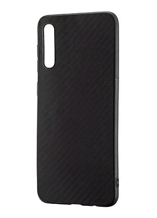 Чохол накладка carbon tpu для samsung a50 a50s a30s чорний із захистом від ударів і посиленими кутами