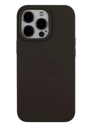 Чехол силиконовый full size для iphone 14 pro max с защитой камеры dark olive