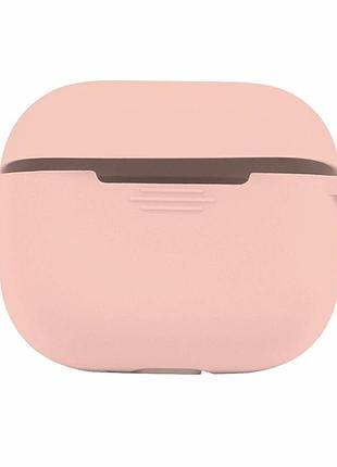Футляр силиконовый с карабином для airpods 3 80х90х30мм цвет 12.pink