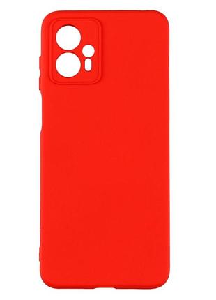Чехол силиконовый full camera для motorola moto g23 tpu защита камеры красный
