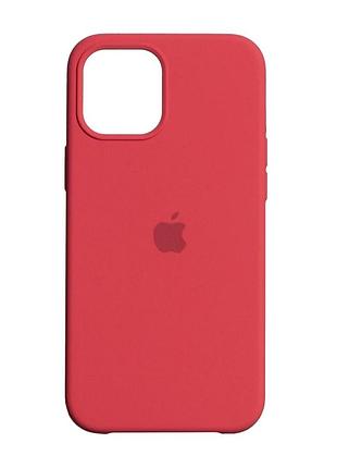 Чехол силиконовый для iphone 12 12 pro с микрофиброй внутри защита камеры цвет 52.watermelon