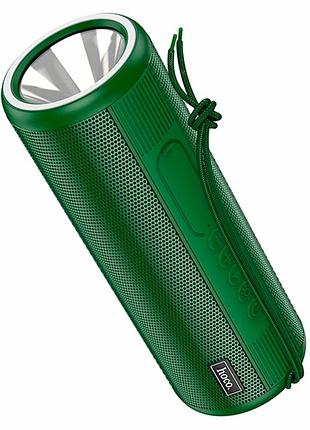 Колонка hoco hc11 5вт 1200mah bluetooth fm темно-зелена для музики та прогулянок