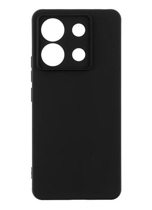 Чехол tpu matte 1.3mm для xiaomi redmi note 13 pro 5g poco x6 5g черный защитный с максимальной защитой