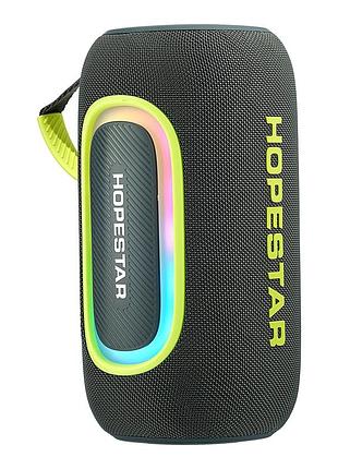 Портативна bluetooth-колонка 20 вт 3000 ма·год usb aux сірий hopestar p65 pro