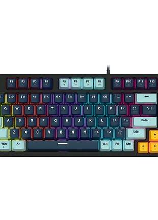 Клавиатура fantech atom81 mk875v2 mizu механическая с rgb подсветкой для игр с red switch и 81 клавишей