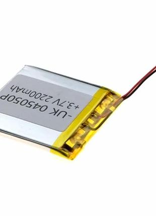 Внутренний аккумулятор li-ion 2200mah 3.7v 56х48х4 для портативной электроники универсальный