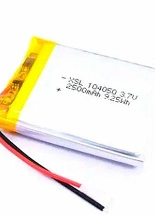 Внутрішній акумулятор літій-іонний 2500 mah 3.7 v 66х59.5х3.7 мм універсальний