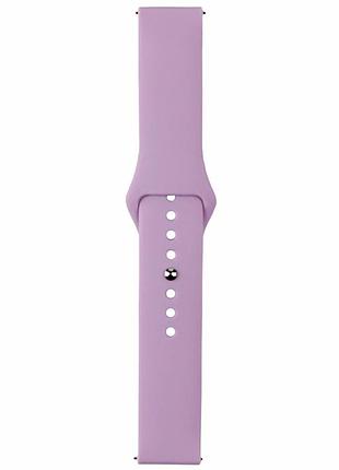 Ремешок силиконовый 20мм для samsung amazfit huawei цвет lavander