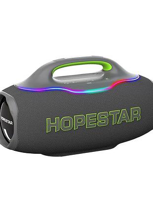Портативная bluetooth колонка 220 вт 24000 мач rgb ipx6 для вечеринок hopestar s90 серый