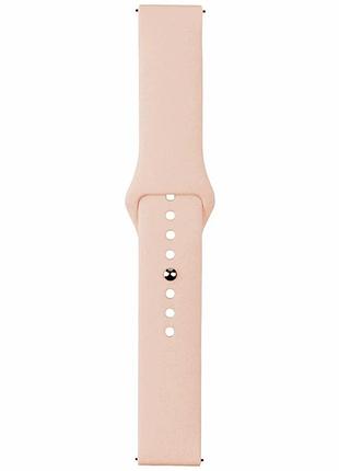 Ремешок универсальный 20мм силикон pink sand для samsung amazfit huawei