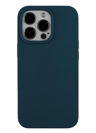 Чехол силиконовый full size для iphone 14 pro max защита камеры легкий 46.cosmos blue