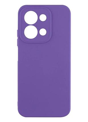Чехол силиконовый full camera для xiaomi redmi 15c poco c85 с микрофиброй внутри защита камеры пурпурный