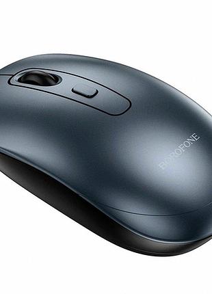 Беспроводная мышь borofone bg13 2.4g bluetooth черная оптическая с изменяемым dpi 800 1200 1600 для пк и ноутбука