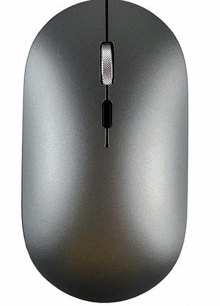Беспроводная мышь twolf x2 rechargeable 2.4g с аккумулятором 500mah и usb адаптером серого цвета