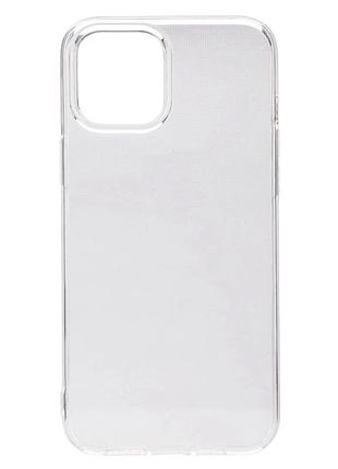 Прозорий чохол tpu для iphone 12 pro max із захистом камери легкий і тонкий transparent