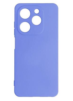 Чехол силиконовый full camera для tecno spark go 2024 bg6 с микрофиброй внутри защита камеры лиловый