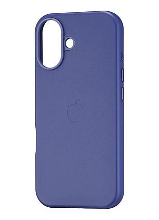 Чохол leather case з magsafe для iphone 17 шкірозамінників захист камери лавандовий