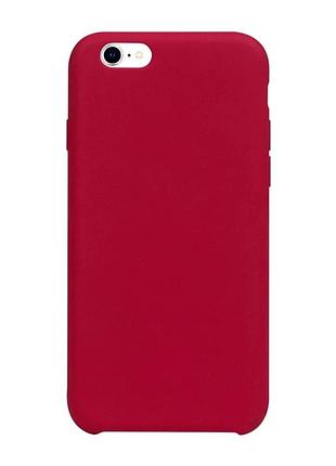 Чохол силіконовий soft case для iphone 7 8 se 2020 класичний захисний винний червоний