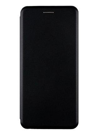Чехол-книжка tpu pu для xiaomi redmi note 13 pro 5g poco x6 5g черный с защитой экрана