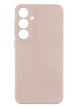 Чехол силиконовый full camera для samsung galaxy s24 plus 5g tpu с защитой камеры цвет 19.pink sand