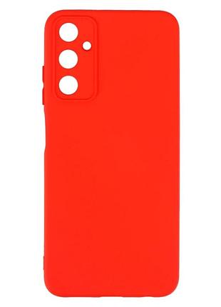 Чехол силиконовый full case для samsung galaxy a05s a057 с защитой камеры красный