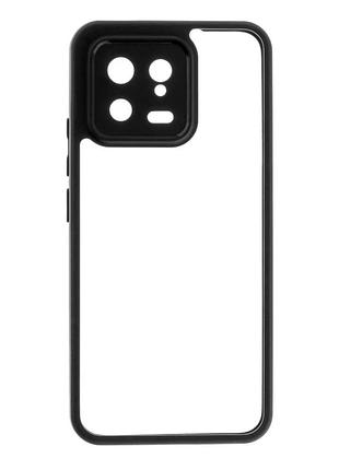 Чохол tpu+pc elite для xiaomi 13 протиударний із захистом камери чорний