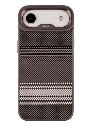Чехол накладка tpu с magsafe для iphone 17 air с микрофиброй серый o-ring