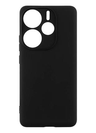 Чехол tpu matte 1.3mm для xiaomi redmi note 14 5g черный противоударный с защитой камеры