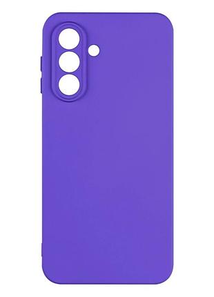 Чехол силиконовый full camera для samsung galaxy a17 a175 a17 5g a176 с микрофиброй защита камеры пурпурный