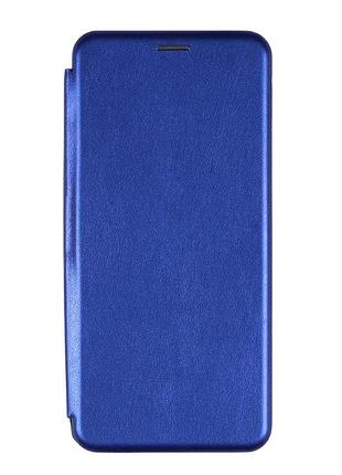 Чехол-книжка tpu pu для oppo a18 a38 защитный с классическим дизайном синий