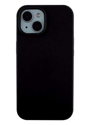 Чехол силиконовый full size для iphone 15 защита камеры легкий 18.black