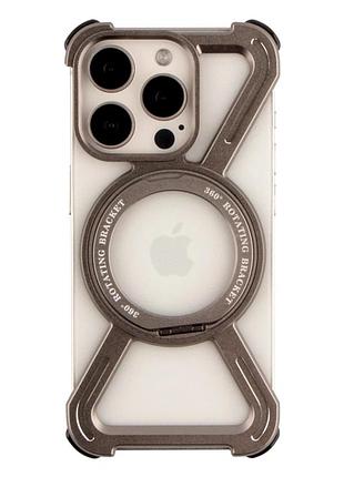 Чохол titanium armorx mag протиударний для iphone 15 pro max максимальний захист кольору titanium