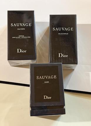 Dior sauvage parfum / eau de parfume / elixir 100 ml оригинал