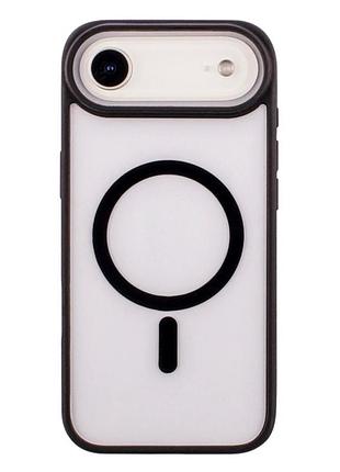 Чехол tpu pc ultra hybrid с magsafe для iphone 17 air черный противоударный с защитой камеры