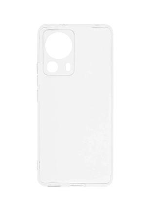 Прозорий чохол tpu для xiaomi 13 lite максимальний захист із посиленими кутами transparent.