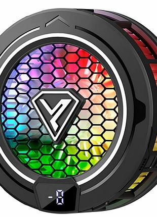 Магнитный радиатор 12w для охлаждения смартфона xo sl09 черный алюминиевый сплав type-c размеры 60x23.4 мм