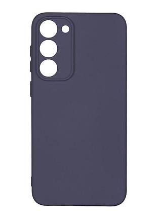 Чехол силиконовый full camera для samsung galaxy s23+ 5g tpu защита камеры темно-синий