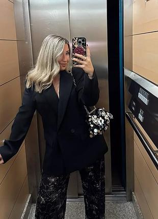 Шикарні чорні напівпрозорі  розшиті бісером і паєтками штани zara
🌷🌷🌷🌷🌷🌷🌷🌷🌷🌷