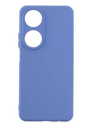 Чехол силиконовый full camera для huawei honor x7b с микрофиброй внутри защита камеры 05.lilac