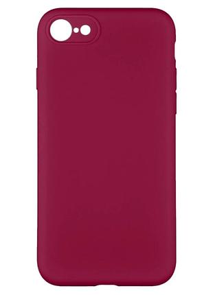 Чехол силиконовый full camera для iphone 7 8 se 2020 с микрофиброй защита камеры dragon fruit