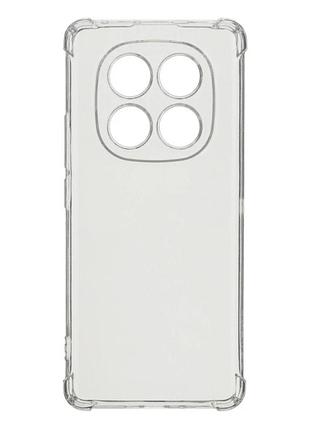 Прозрачный чехол tpu для xiaomi redmi note 14 pro 5g poco x7 5g защита камеры легкий transparent