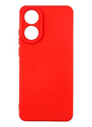 Чехол силиконовый full camera для zte blade a34 tpu защита камеры красный