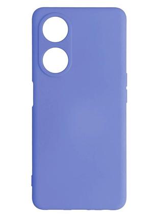 Чехол силиконовый full camera для oppo a98 с микрофиброй внутри защита камеры 05.lilac