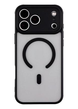 Чохол протиударний tpu pc anti drop для iphone 17 pro з magsafe захист камери чорний
