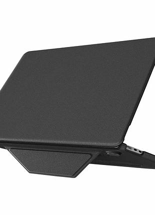 Накладка для macbook air 15 дюймов 2023 2024 2025 grey материал pc pu с защитой от ударов и перегрева